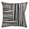 Distressed Lines Pattern 18" x 18" Throw Pillow
